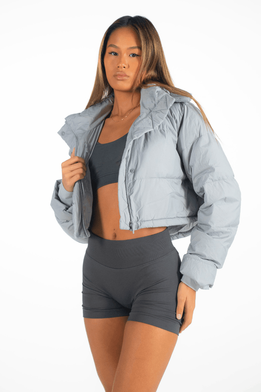 Classy Elegance Puffer Jacket 2.0 Cadet Grey
