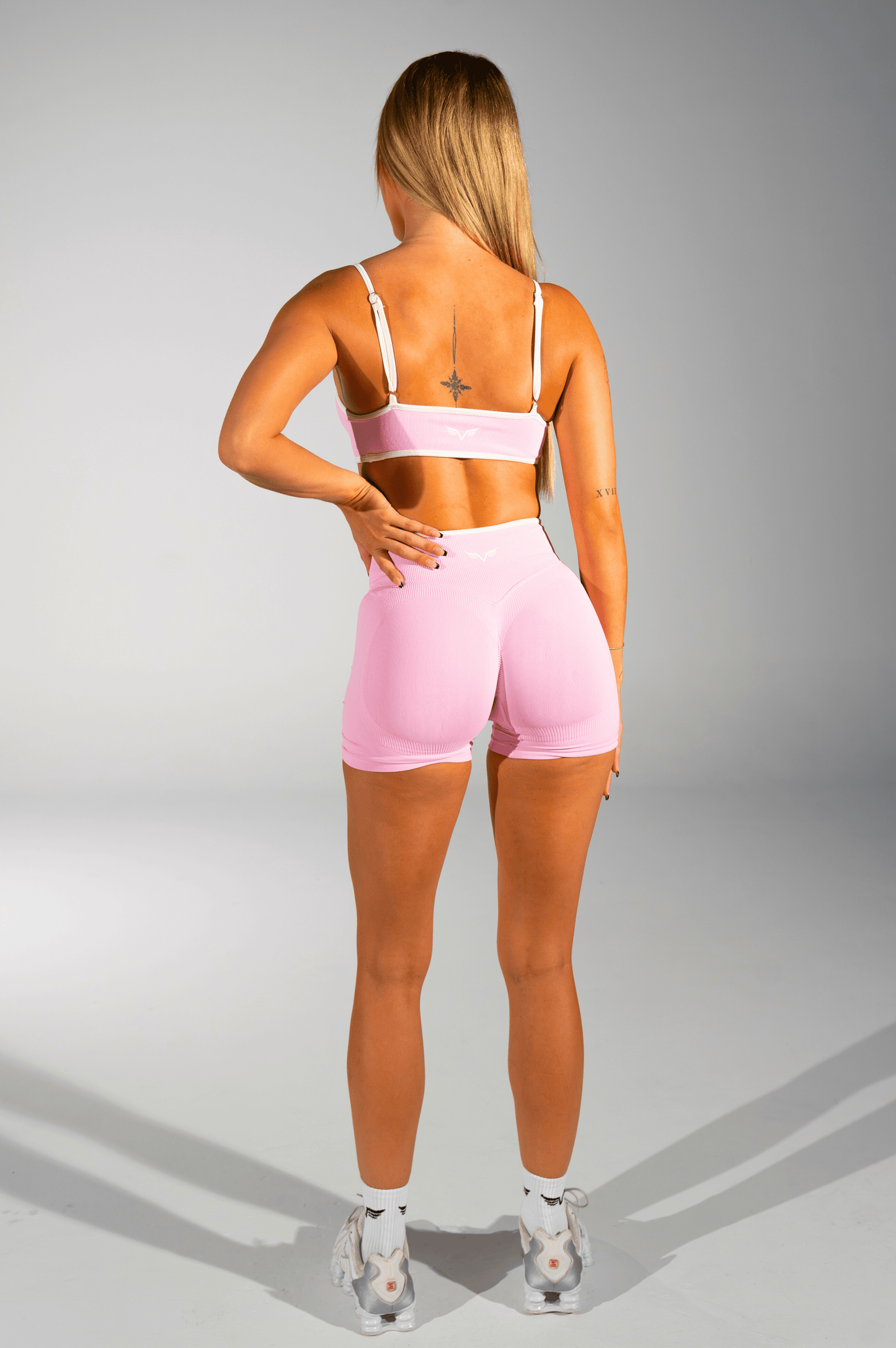 Club Athletica Impact Sculpt Seamless Crop Top Candy Floss Pink