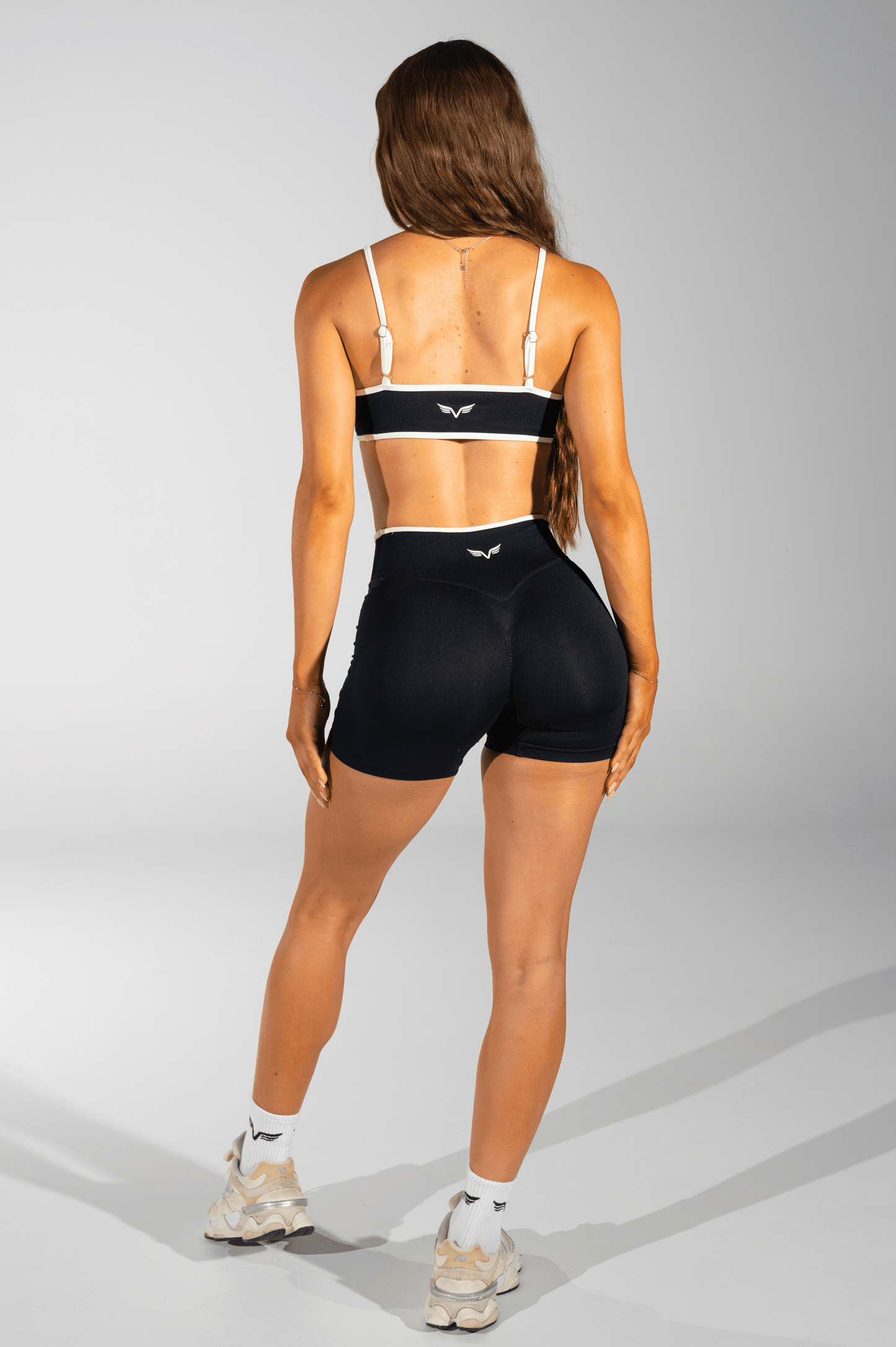Club Athletica Impact Sculpt Seamless Crop Top Onyx Black