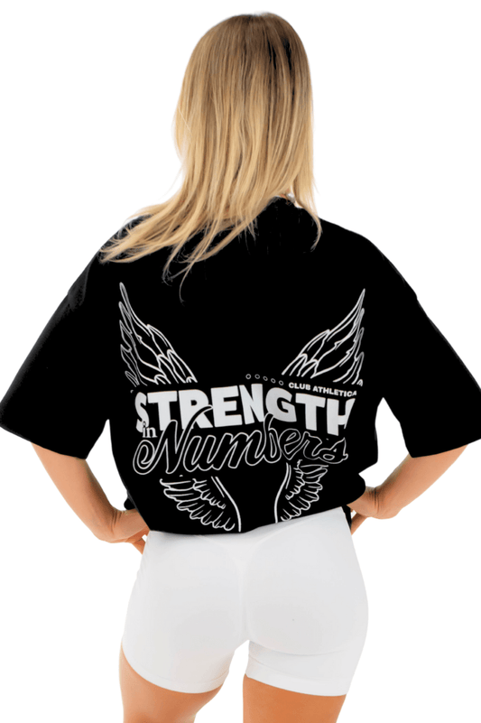 Club Athletica Oversized Tee Black