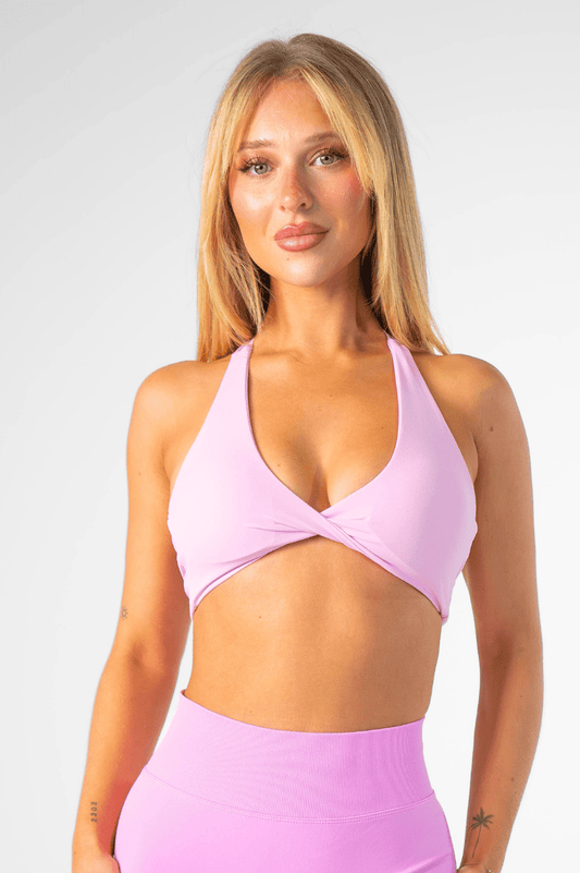 Elevate Your Style: Embrace History with Our Luxurious Front Twist Halter Bras - Club Athletica