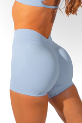 Club Athletica Sculptura Seamless Shorts Ice Blue