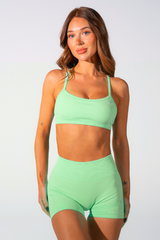 Club Athletica Sculptura Seamless Shorts Matcha Mint