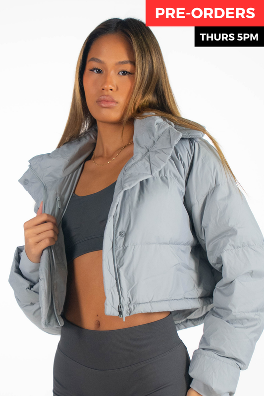 Classy Elegance Puffer Jacket 2.0 Cadet Grey