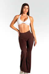 Club Athletica - Staple Twist Cross-Back Crop - White