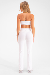 Club Athletica Amplify Seamless Flares White