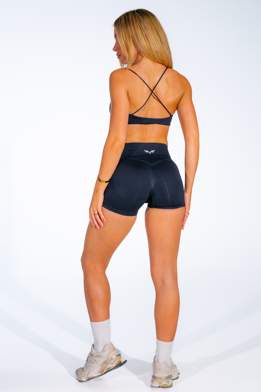 Club Athletica Amplify Seamless Shorts Black