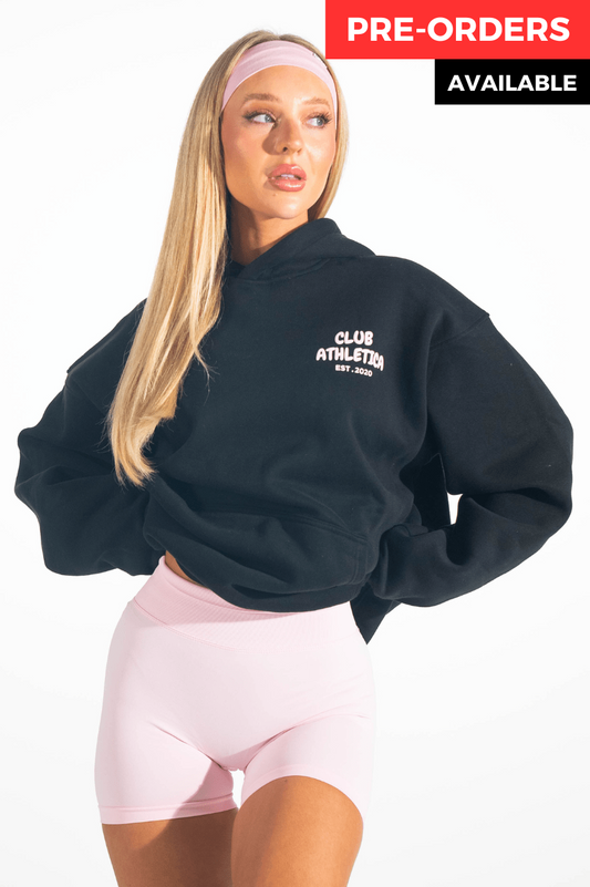 Club Athletica Oversized Hoodie Black