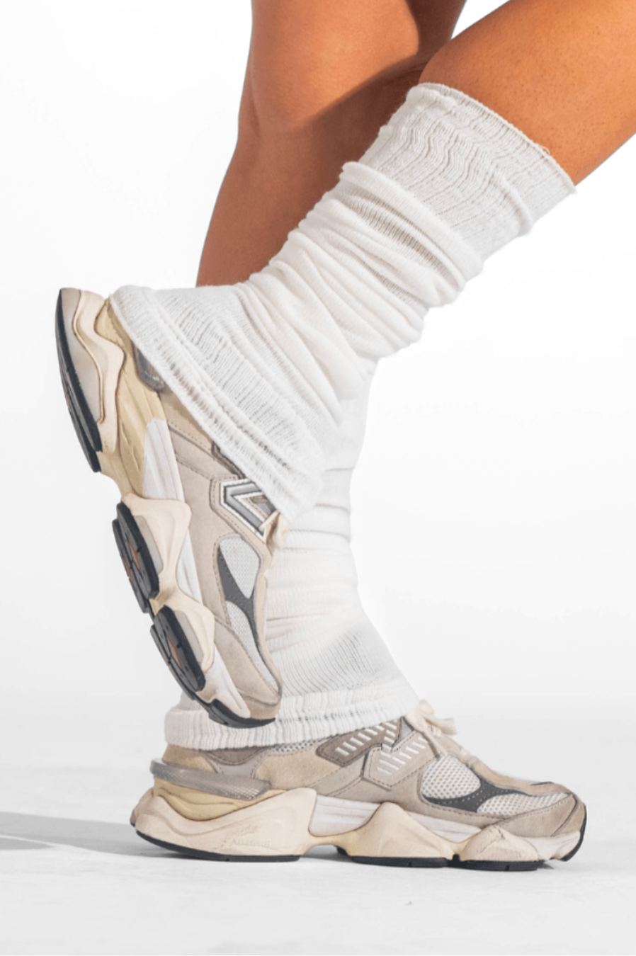 Leg Warmers White