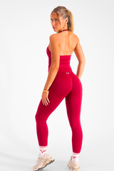 Club Athletica Flex Seamless Leggings Festive Red