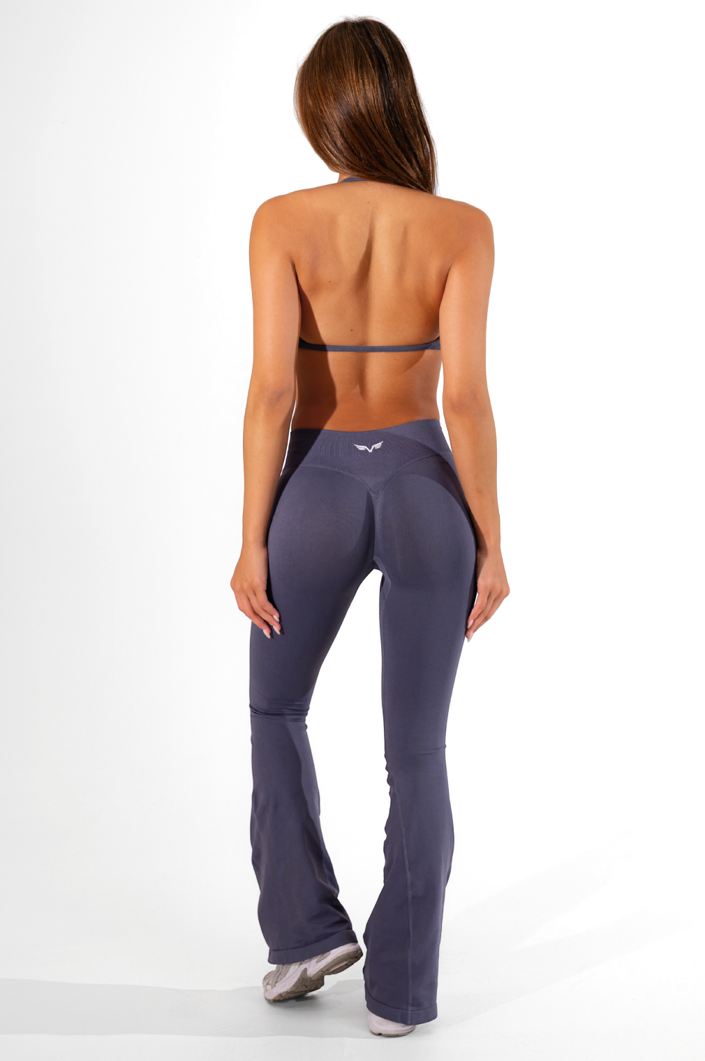 Club Athletica Flex Scrunch Glute Contour Flare Leggings Graphite