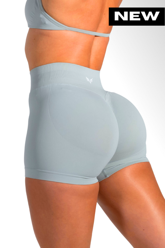 Club Athletica Flex Seamless Shorts Sage Grey