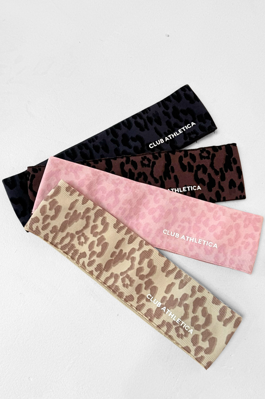 Pilates Princess Headband Black Leopard
