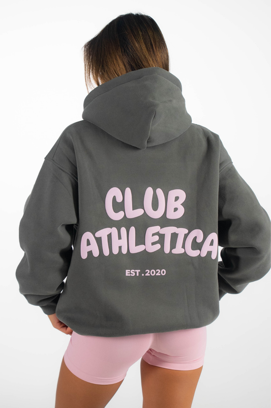 Club Athletica Oversized Hoodie Dark Grey