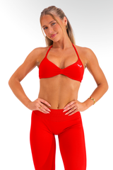 Club Athletica Flex Seamless Leggings Valentines Red