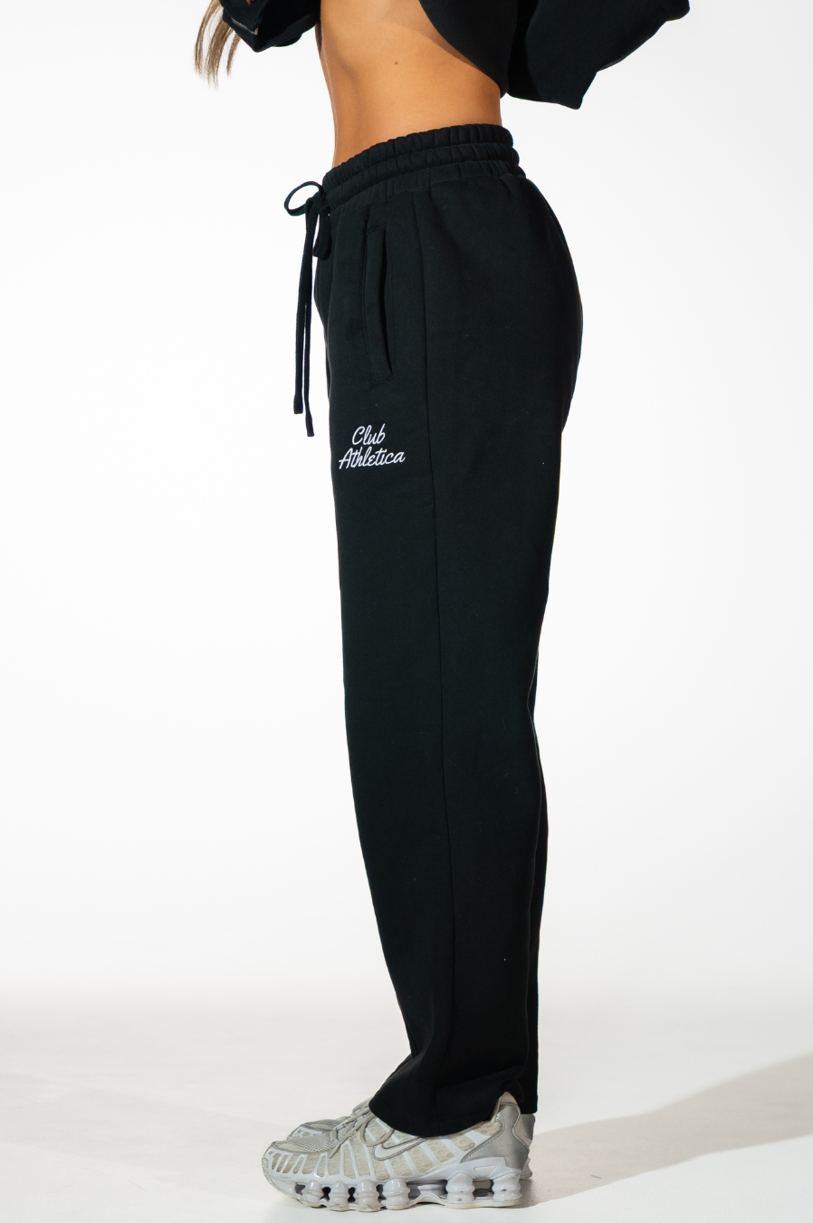 Club Athletica Womens Luxury Wide Leg Track Pants