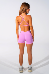 Club Athletica Sculptura Seamless Crop Top Pink