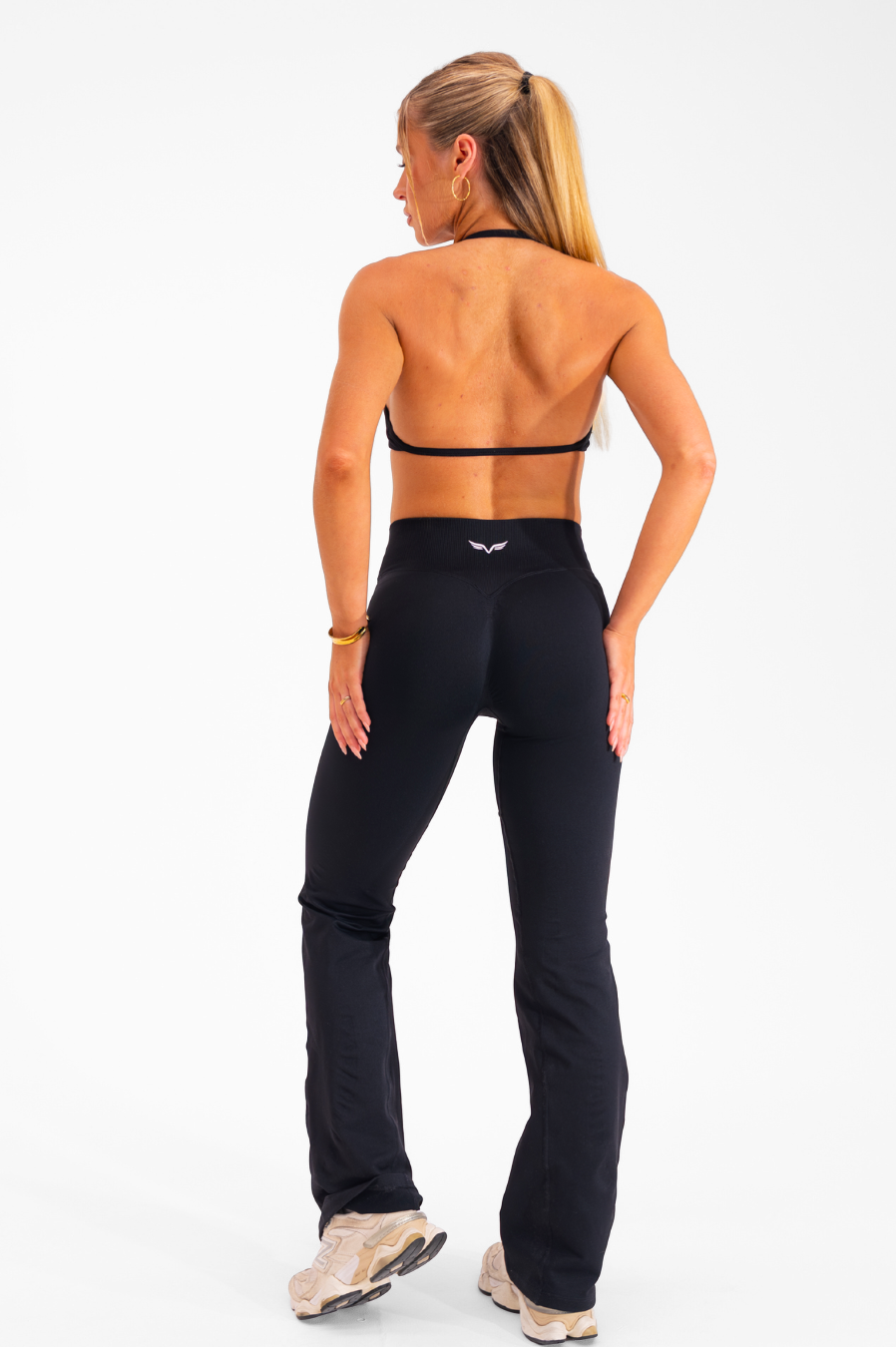 Club Athletica Amplify Seamless Flares Black