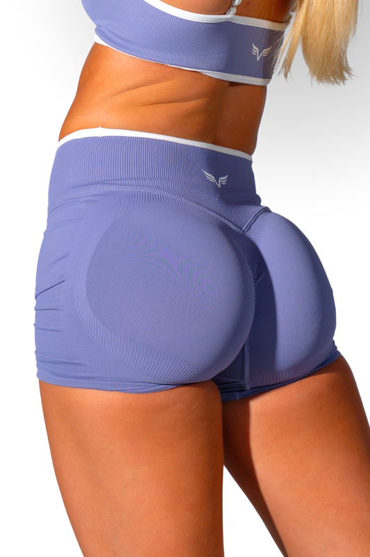 Club Athletica Impact Sculpt Seamless Shorts Slate Noir