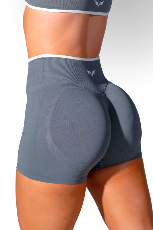 Club Athletica Impact Sculpt Seamless Shorts Charcoal Grey