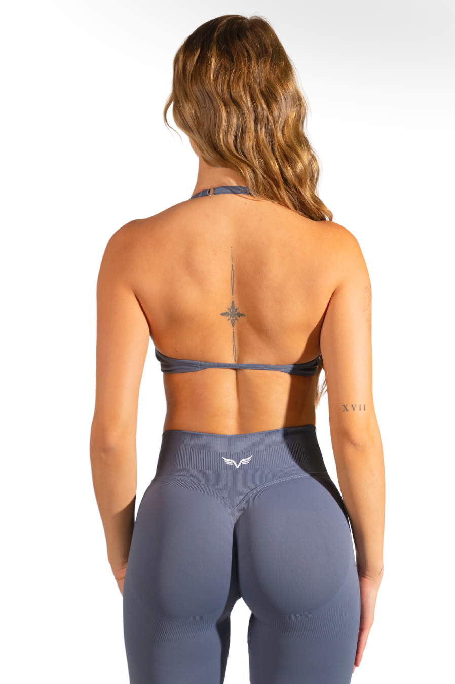 Club Athletica Dynamic Flex Seamless Scrunch Bum Leggings Storm Grey