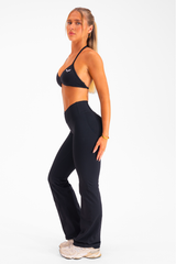 Club Athletica Amplify Seamless Flares Black