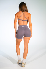Club Athletica Amplify Seamless Shorts Grey Haze