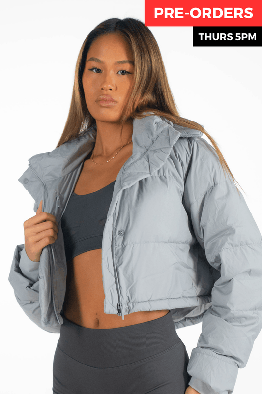Classy Elegance Puffer Jacket 2.0 Cadet Grey