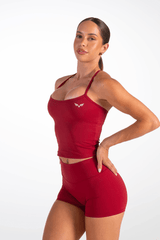 Classy Non-Scrunch Shorts Red