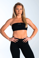 Club Athletica Flex Backless Bandeau Black
