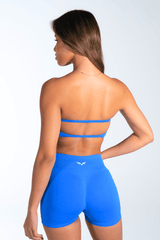 Club Athletica Flex Backless Bandeau Electric Blue