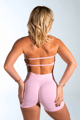 Club Athletica Flex Backless Bandeau Light Pink