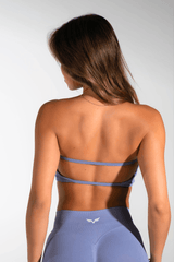 Club Athletica Flex Backless Bandeau Moonstone Blue