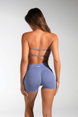 Club Athletica Flex Backless Bandeau Moonstone Blue