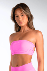 Club Athletica Flex Backless Bandeau Power Pink