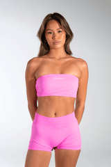 Club Athletica Flex Backless Bandeau Power Pink