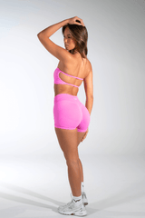 Club Athletica Flex Backless Bandeau Power Pink