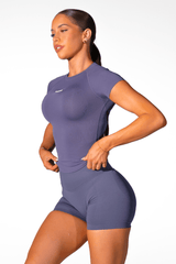 Club Athletica Flex Contour Fit Tee Graphite