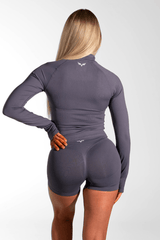 Club Athletica Flex Half-Zippy Long Sleeve Graphite