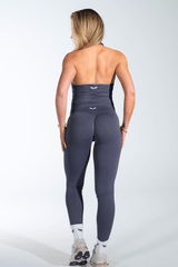 Club Athletica Flex Halter Tank Top Graphite Purple