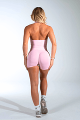 Club Athletica Flex Halter Tank Top Light Pink