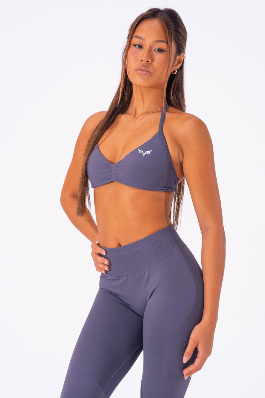 Club Athletica Flex Seamless Scrunch Leggings Graphite
