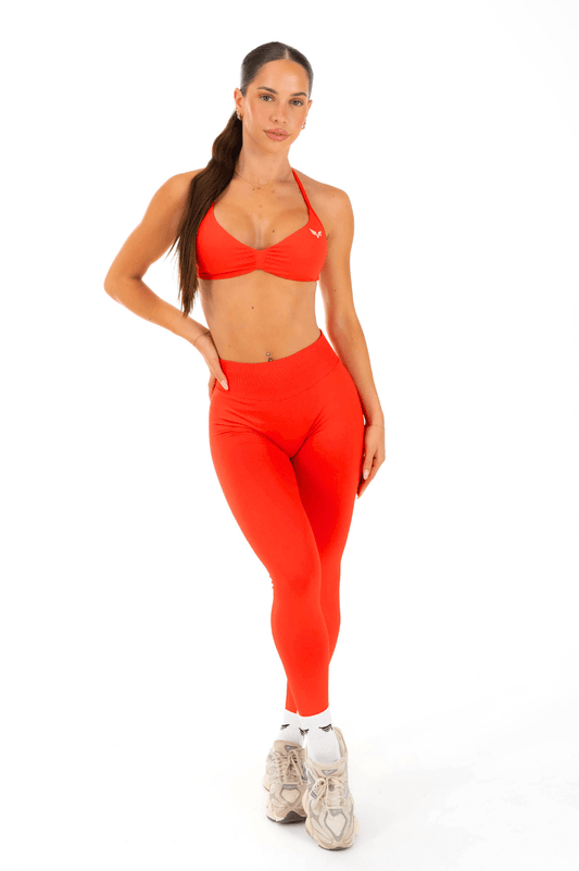 Club Athletica Flex Seamless Leggings Inferno Red