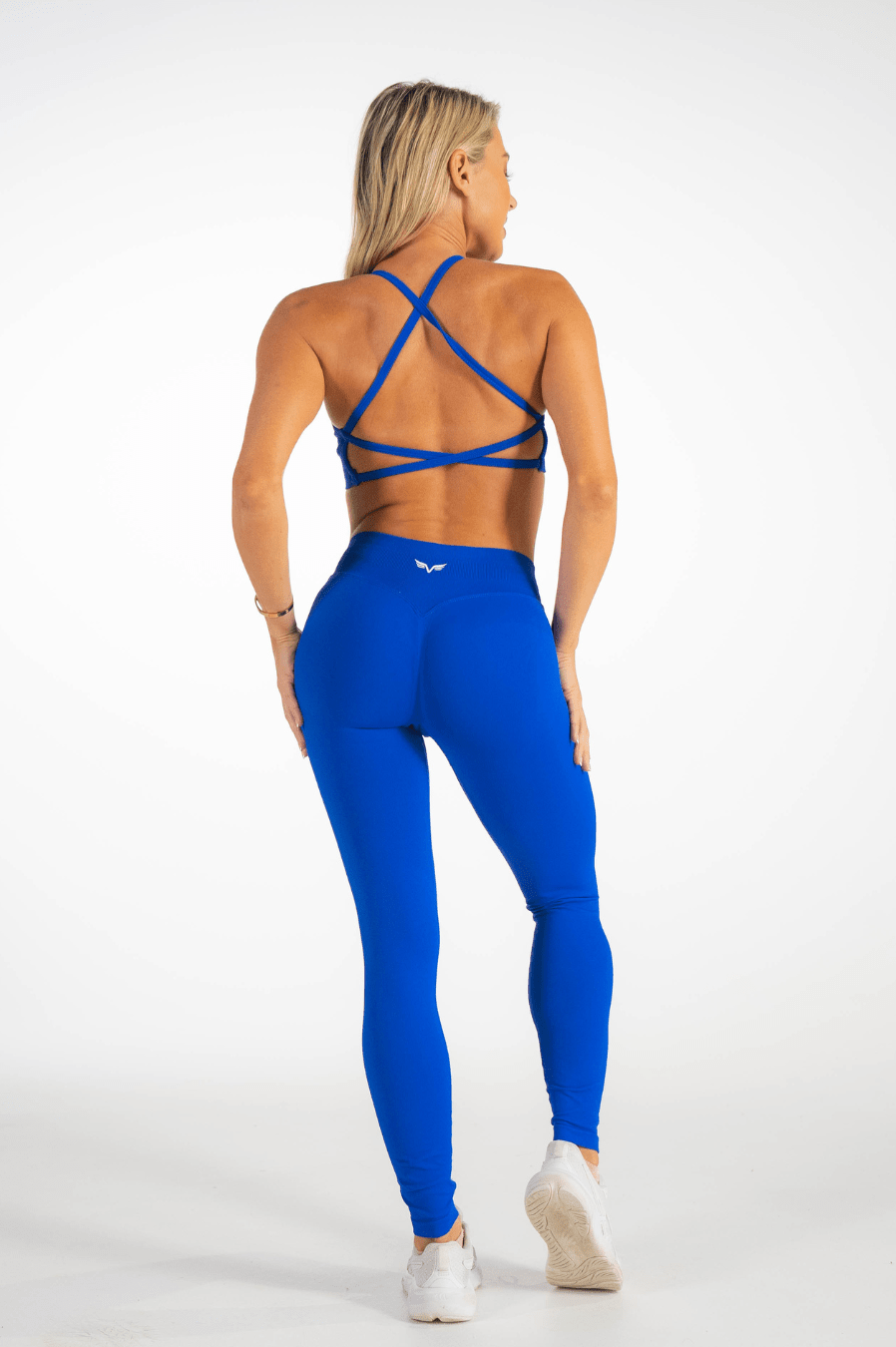 Club Athletica Flex Seamless Scrunch Leggings Velocity Blue