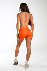 Club Athletica Flex Seamless Shorts Orange Glow