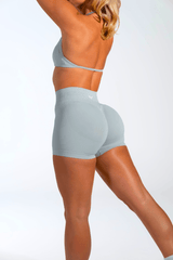 Club Athletica Flex Seamless Shorts Sage Grey
