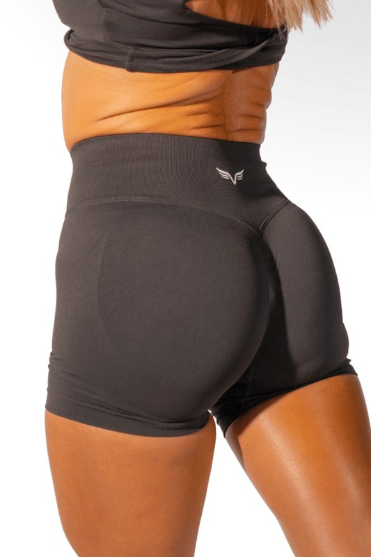 Club Athletica Impact Ignite Seamless Shorts Mocha Brown
