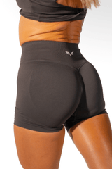 Club Athletica Impact Ignite Seamless Shorts Mocha Brown