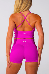 Club Athletica Impact Ignite Seamless Tank Top Fuschia Pink