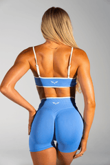 Club Athletica Impact Sculpt Seamless Crop Top Bluebell